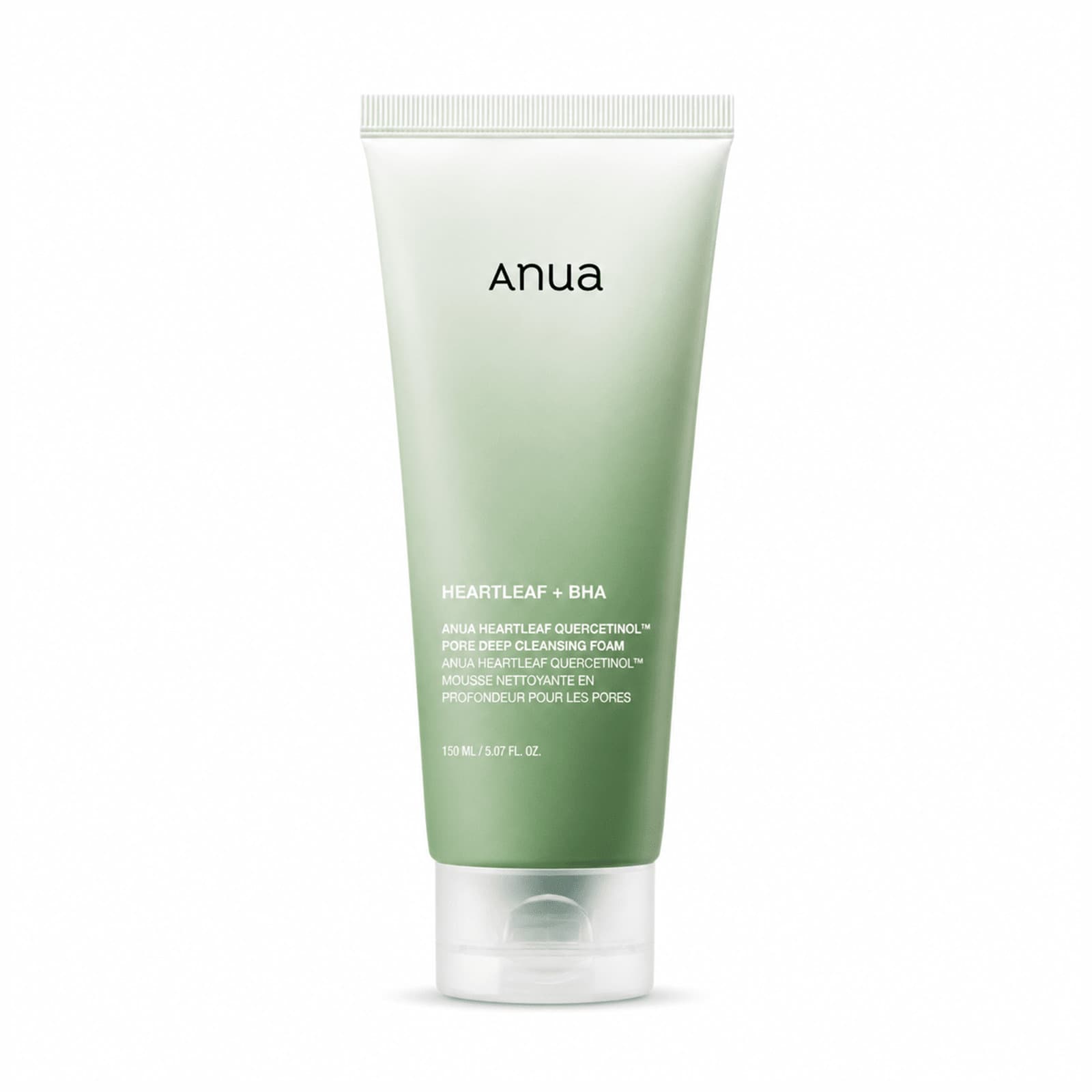 ANUA Heartleaf Quercetinol Pore Deep Cleansing Foam 150ml - BeautyVaultz
