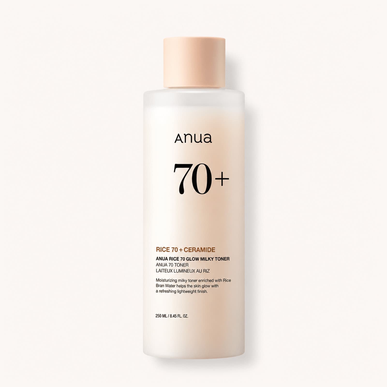 ANUA Rice 70 Glow Milky Toner 250ml - BeautyVaultz