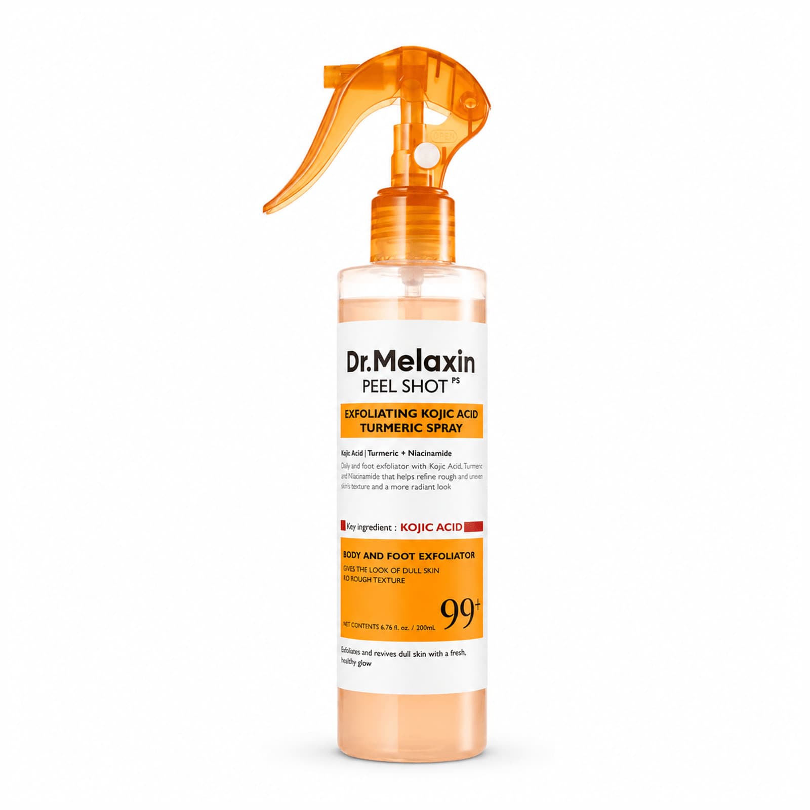 Dr. Melaxin Peel Shot Exfoliating Kojic Acid Turmeric Spray 200ml - BeautyVaultz