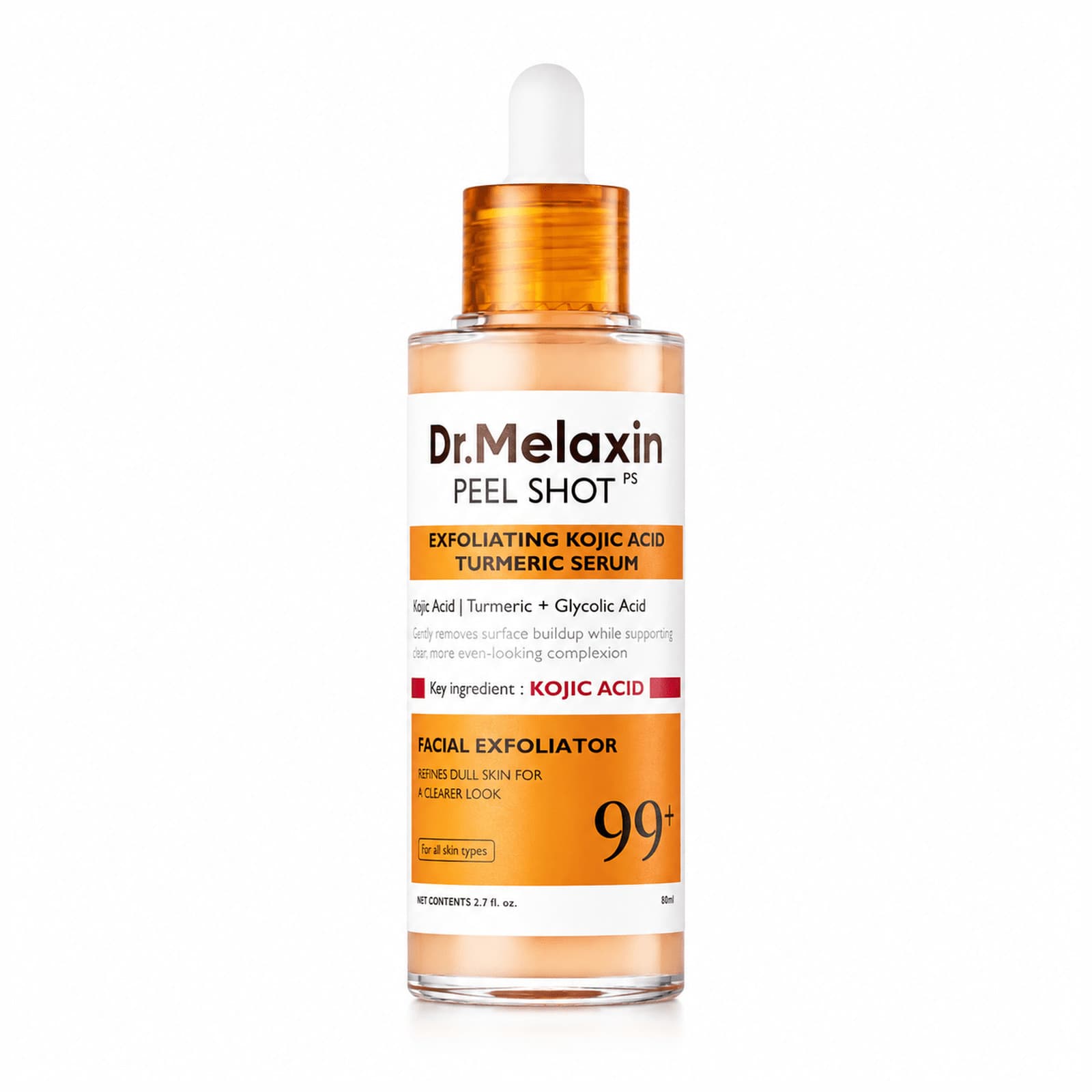 Dr. Melaxin Peel Shot Kojic Acid Turmeric Serum 80ml - BeautyVaultz