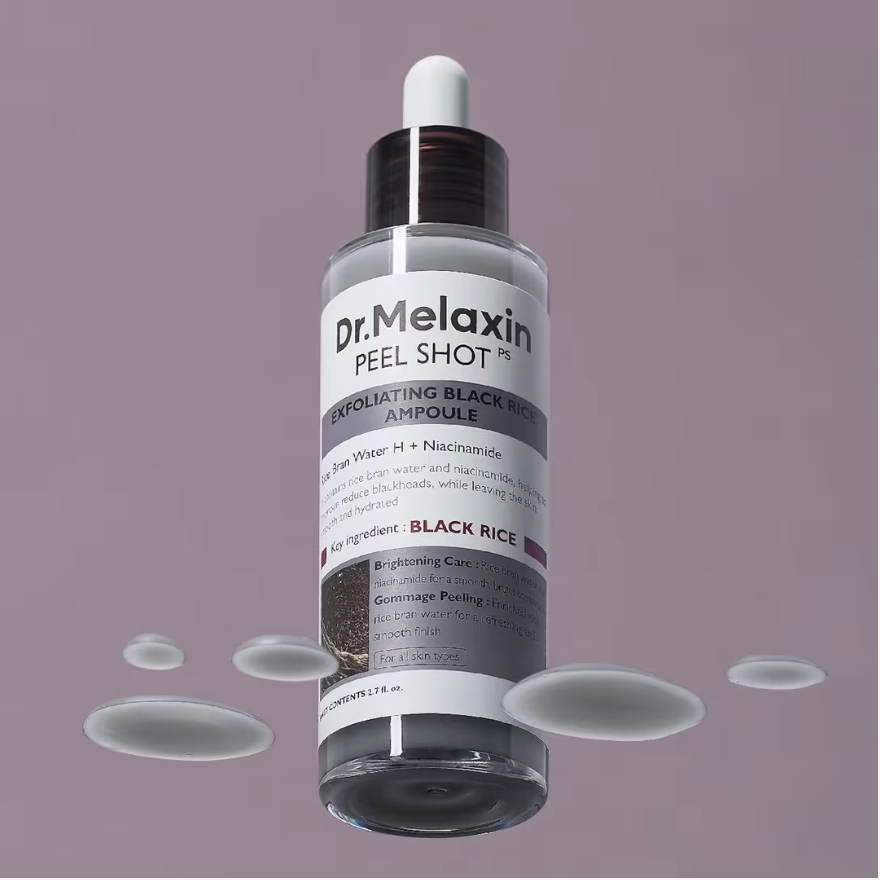 Dr. Melaxin Peel Shot Exfoliating Black Rice Ampoule 80ml
