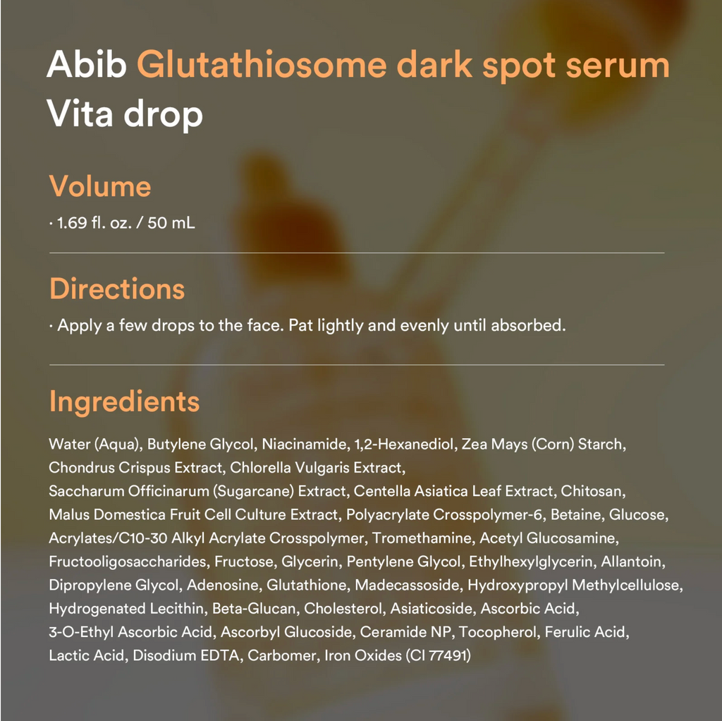Abib Glutathiosome Dark Spot Serum Vita Drop 50ml