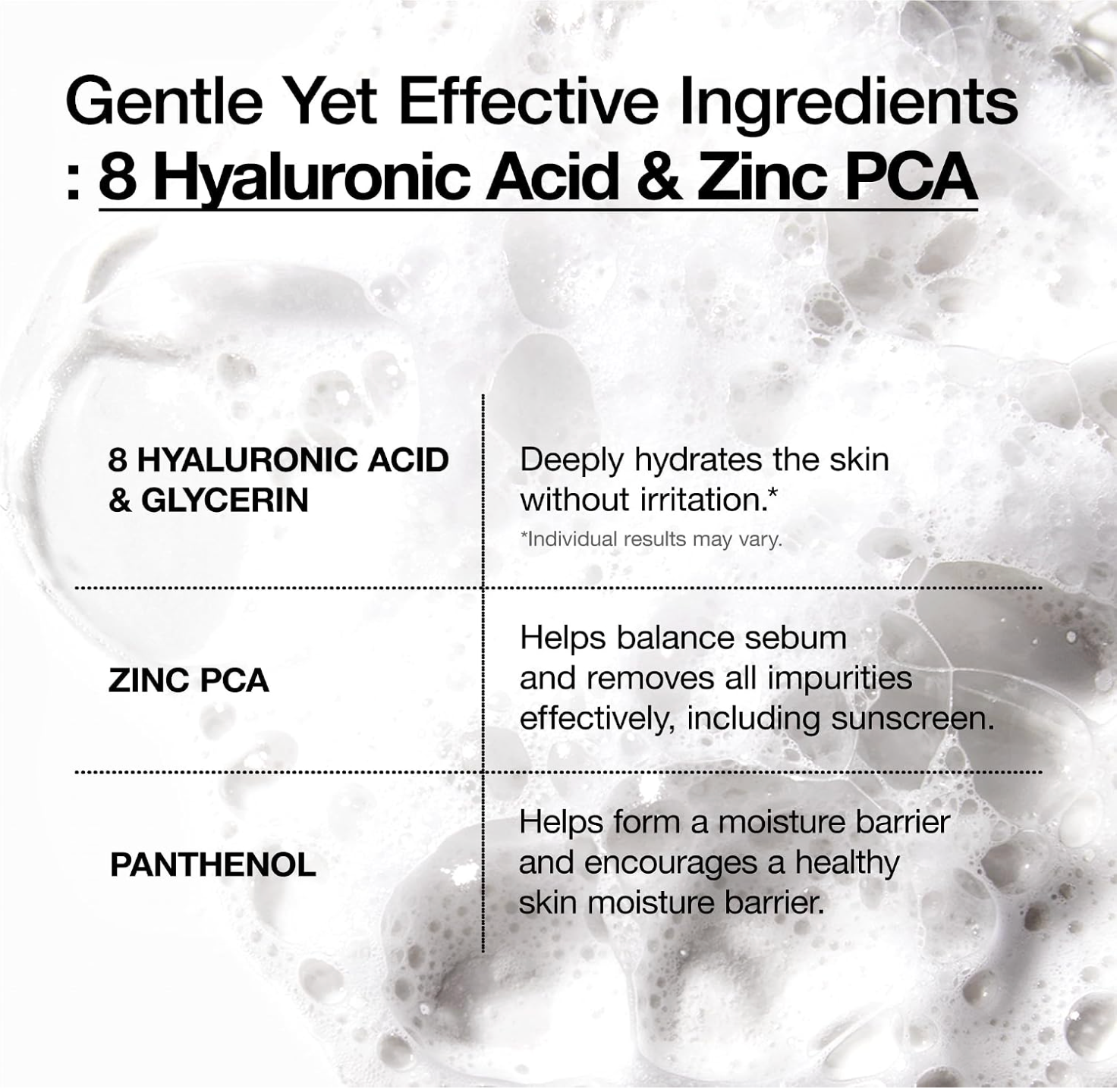 ANUA 8 Hyaluronic Acid Hydrating Gentle Foaming Cleanser 150ml