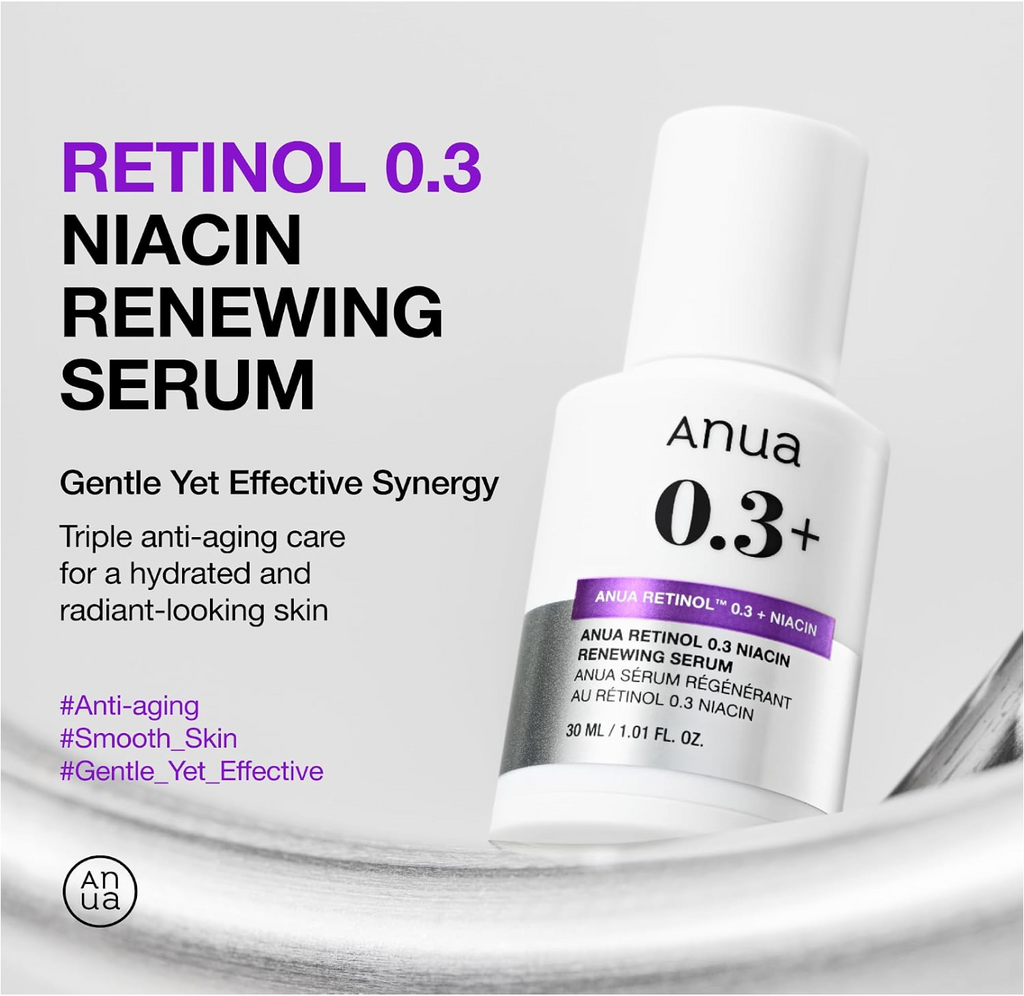 ANUA Nano Retinol 0.3% + Niacin Renewing Serum