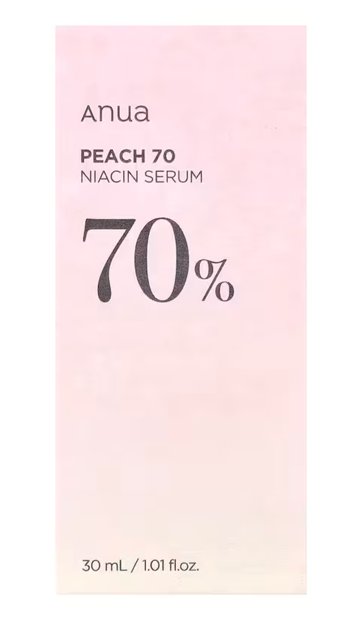 ANUA Peach 70 Niacin Serum 30ml box packaging