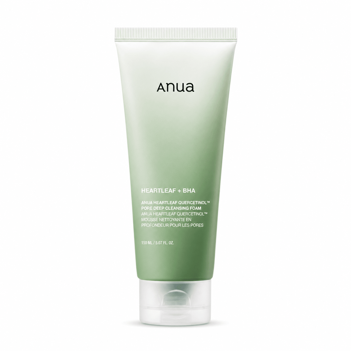 ANUA Heartleaf Quercetinol Pore Deep Cleansing Foam 150ml - BeautyVaultz