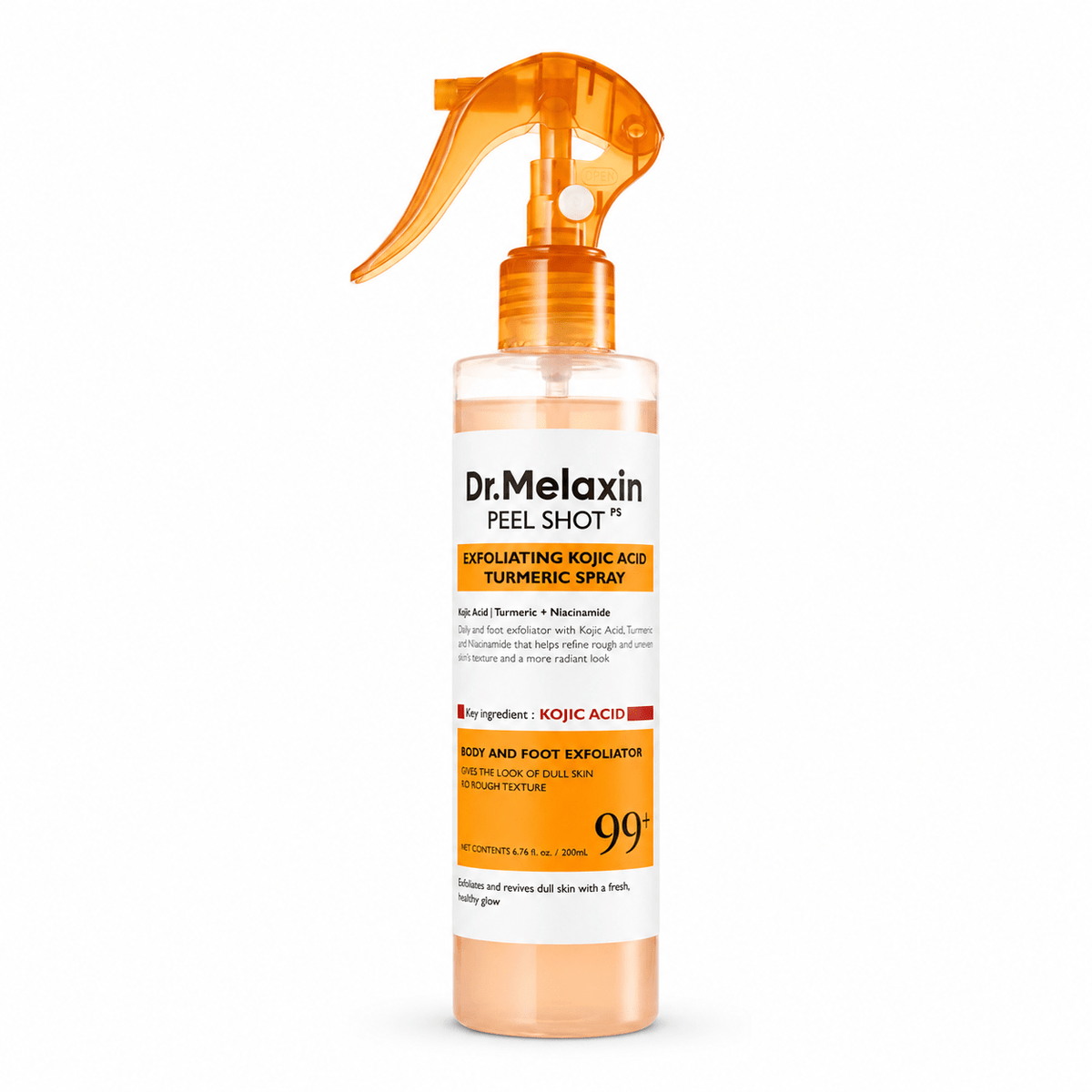 Dr. Melaxin Peel Shot Exfoliating Kojic Acid Turmeric Spray 200ml - BeautyVaultz
