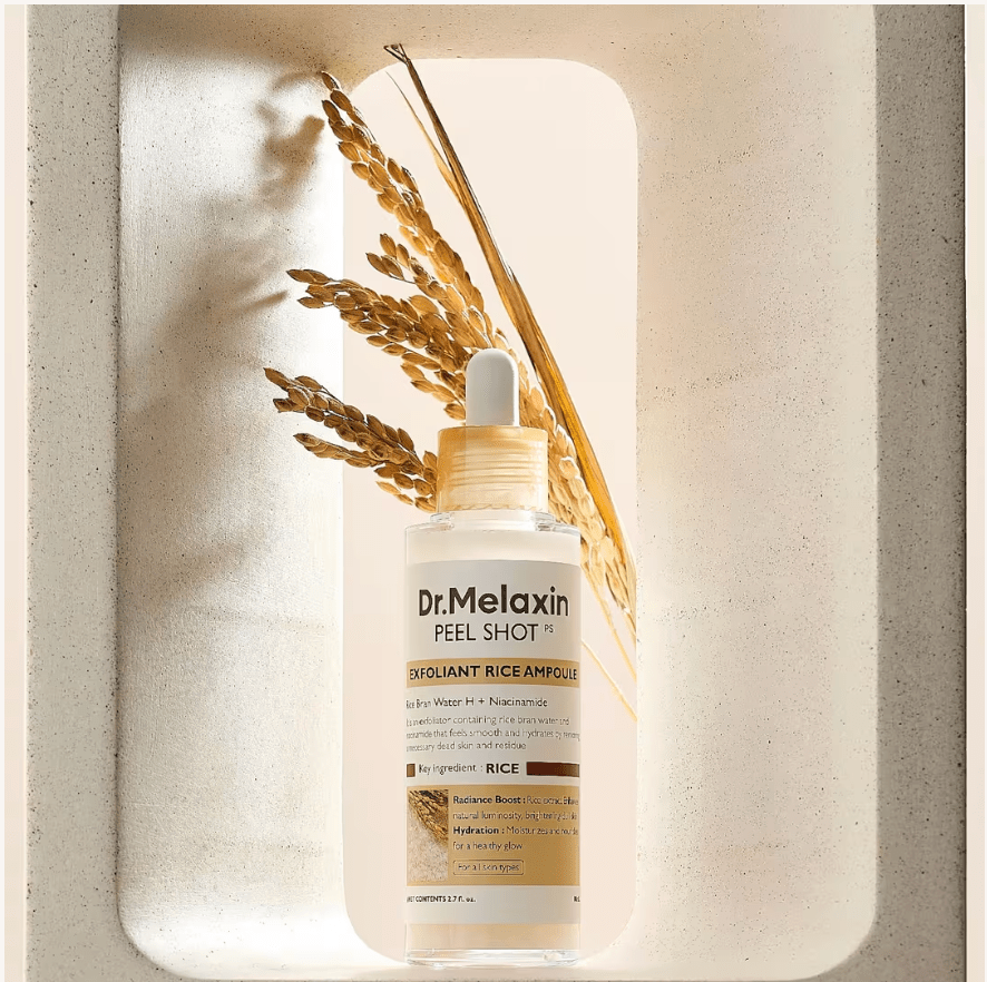 Dr. Melaxin Peel Shot Glow White Rice Ampoule 80ml - BeautyVaultz